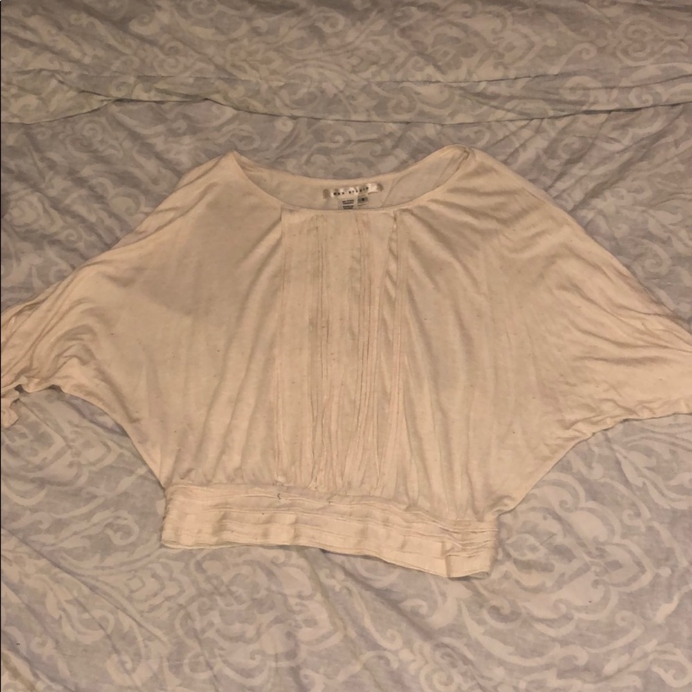 Max Studio cream top
